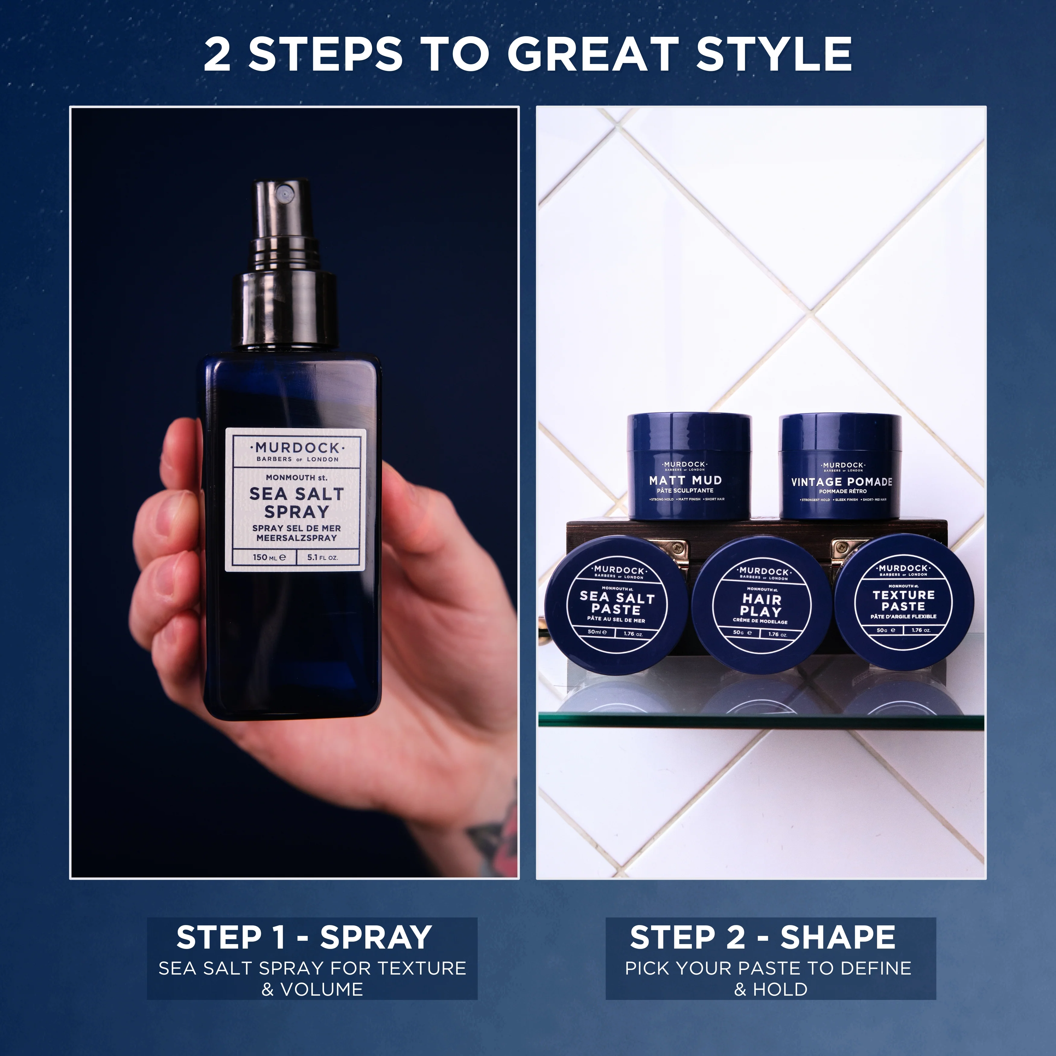 Sea Salt Hair Styling Spray 300ml - Image 5