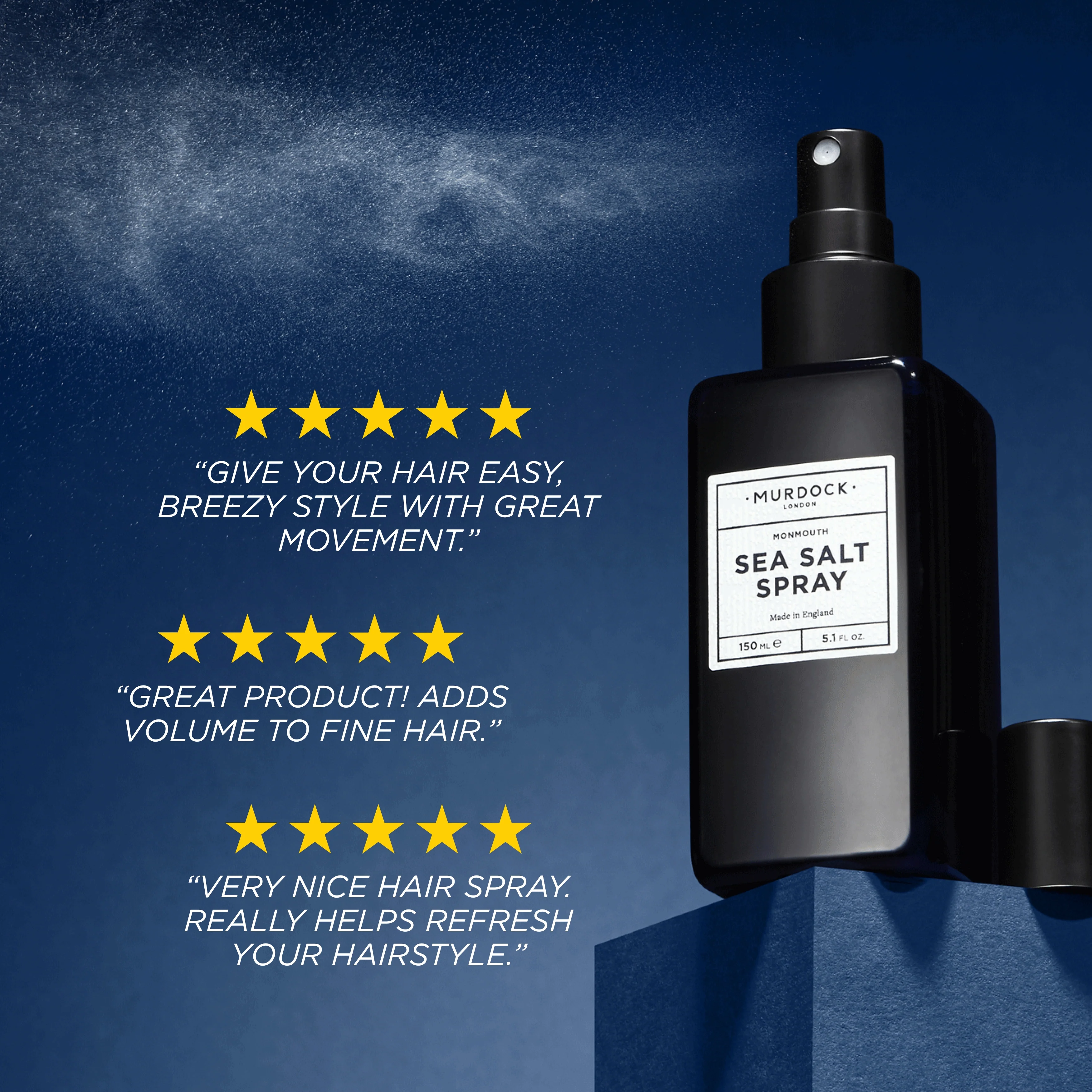 Sea Salt Hair Styling Spray 300ml - Image 6